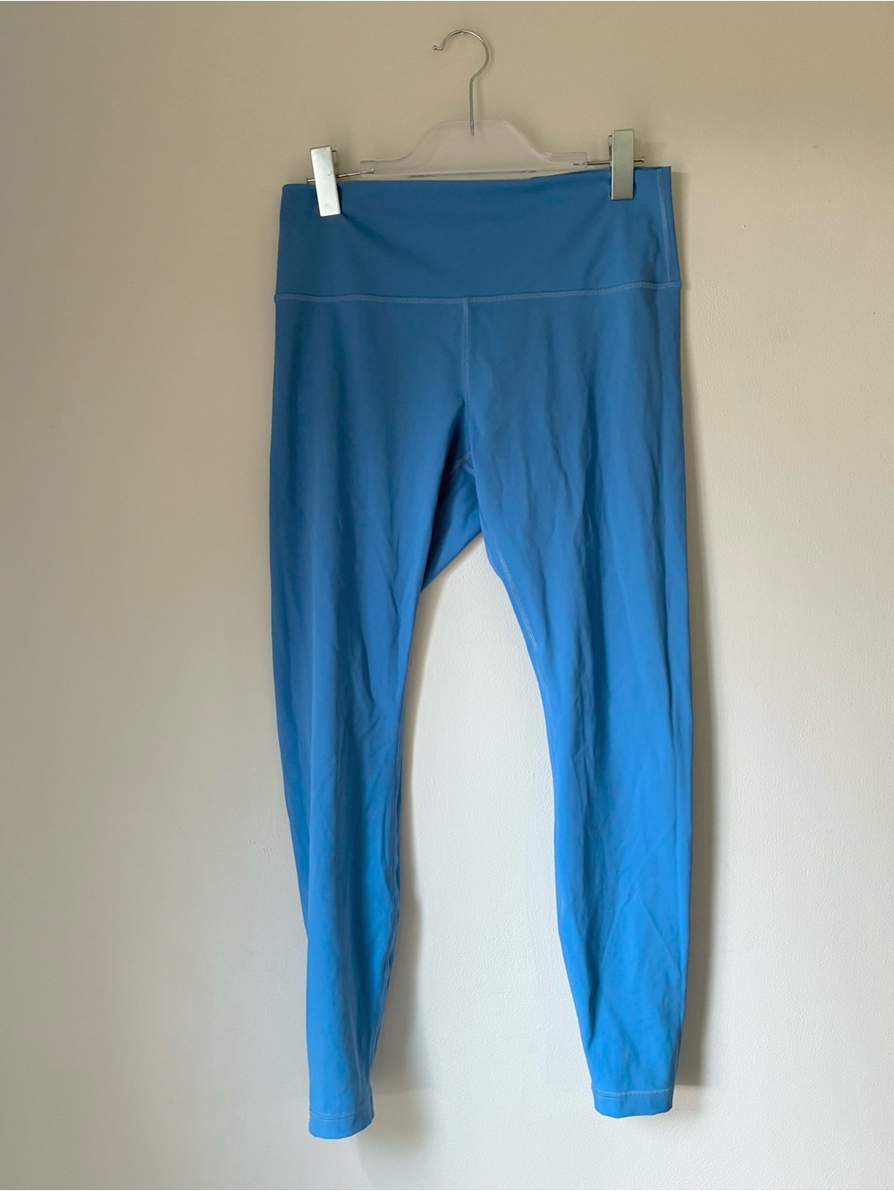 Lululemon Wunder Under Leggings 28" Luxtreme Blue Nile Size 12 - Picture 2 of 5